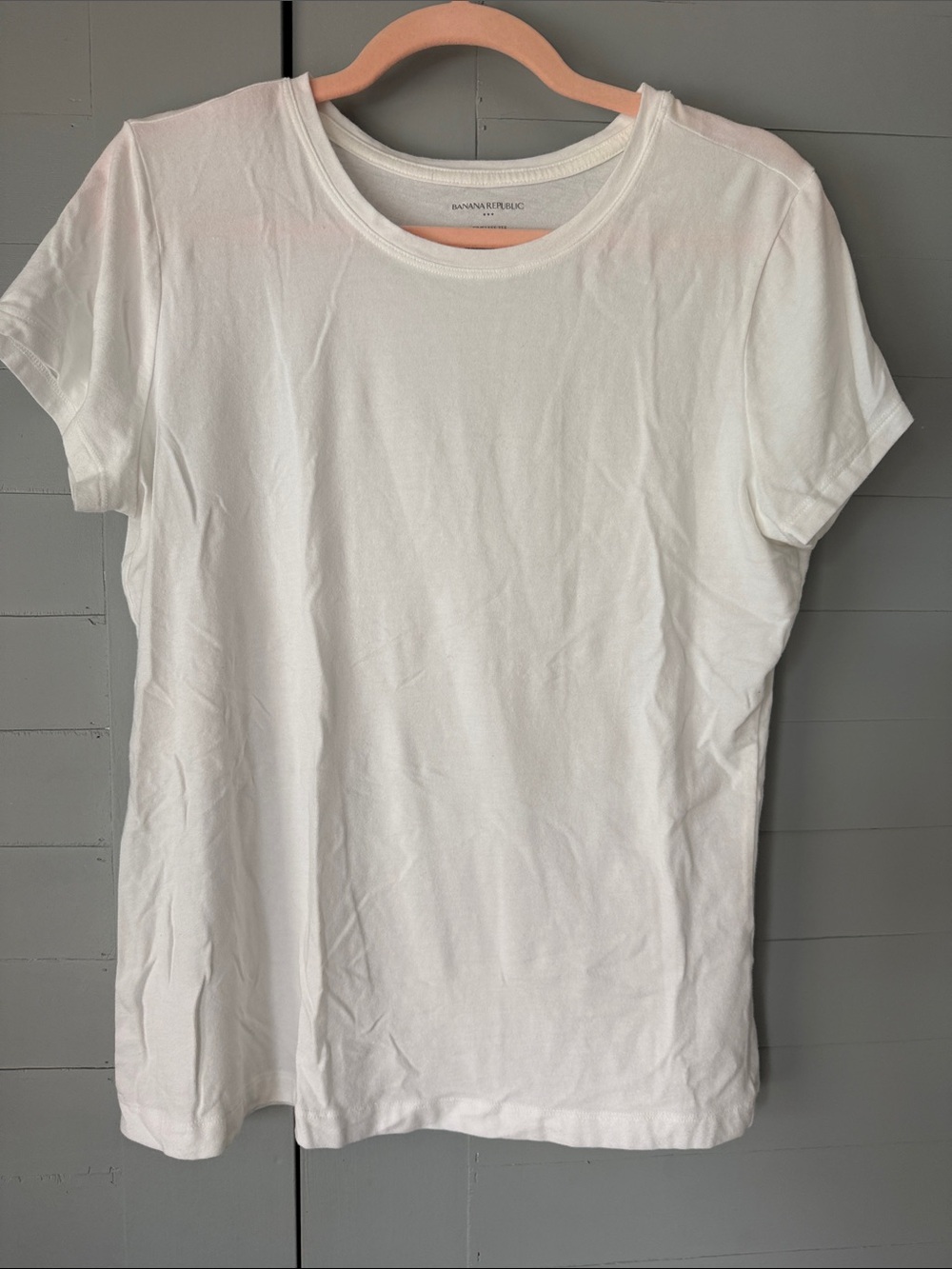 Banana Republic Short Sleeve Tees - Blue, Brown, White, Green, Dark Gray - Picture 4 of 6